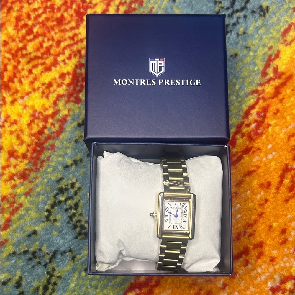 Montres Prestige Gold and Silver Watch